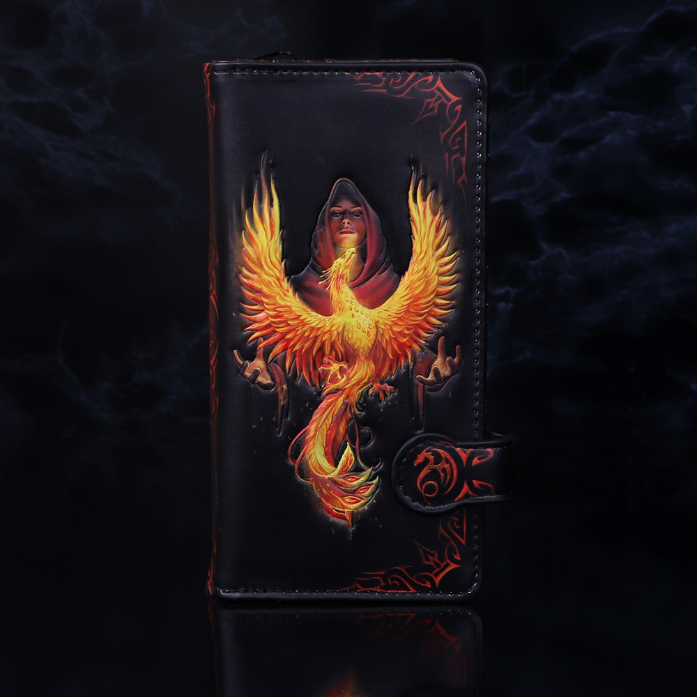 Phoenix Rising Embossed Portemonnee 18,5 cm