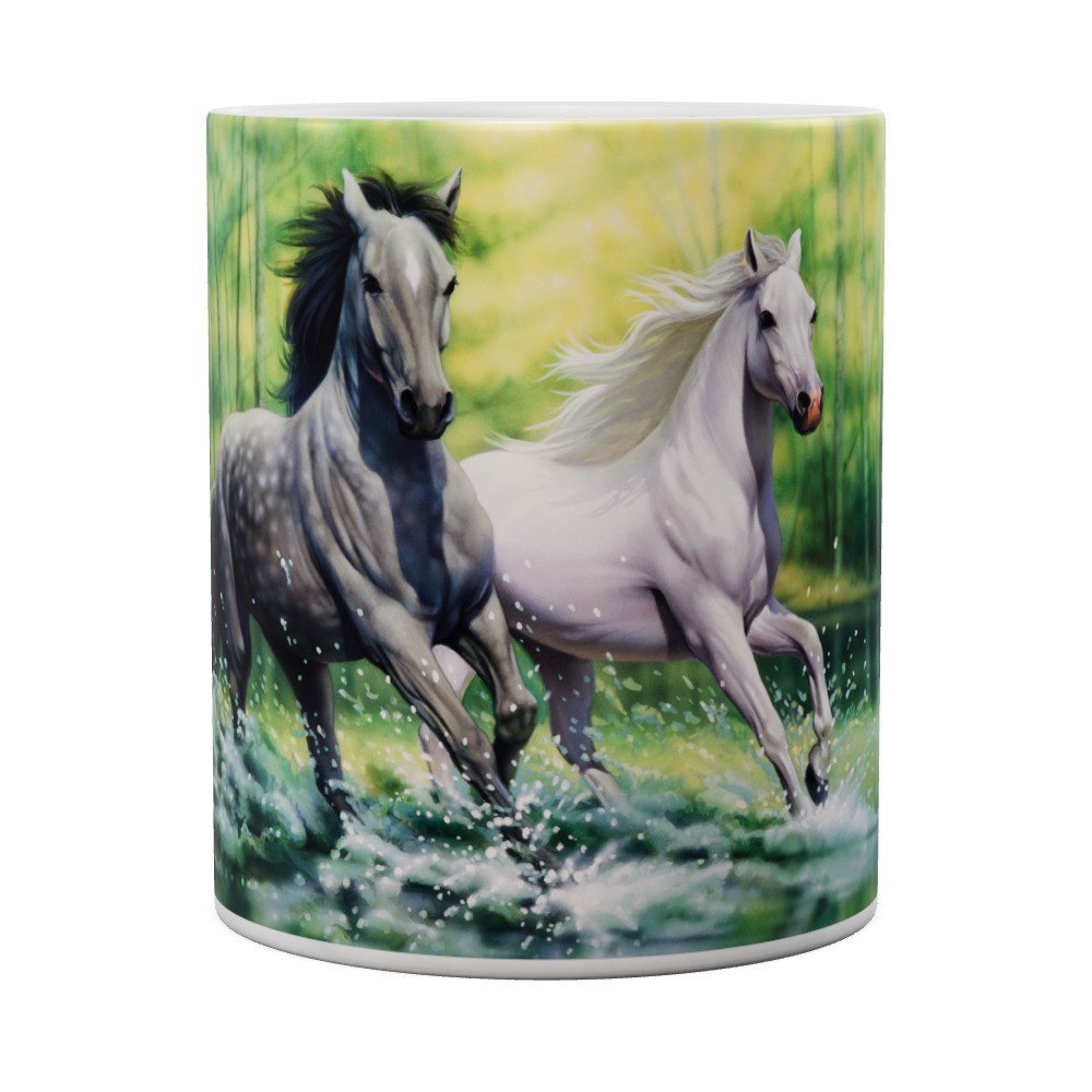 Mug Spring Morning - Horses