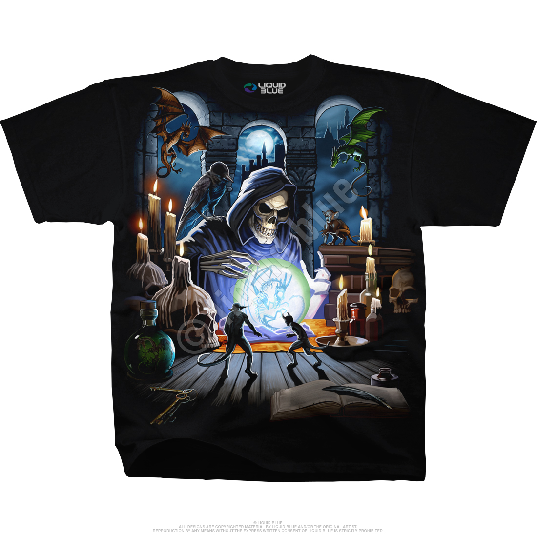 Reaper Spell Dark Fantasy T-shirt