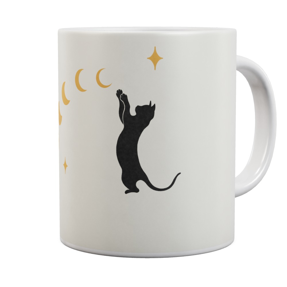 Mug Cat And Moon 1