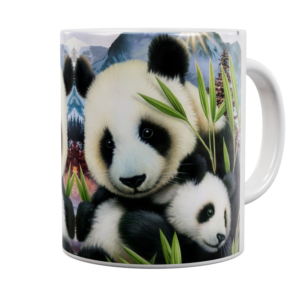 Mug Panda And Cub