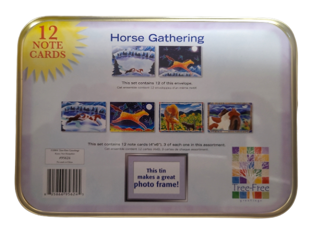 Horse Gathering - Photo Frame With Cards