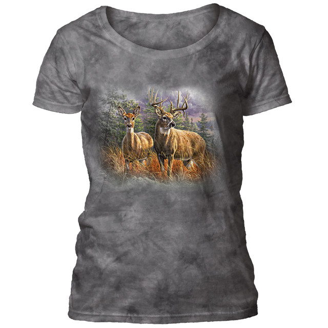 Northern Whitetails - Deer Women's Scoop T-shirt